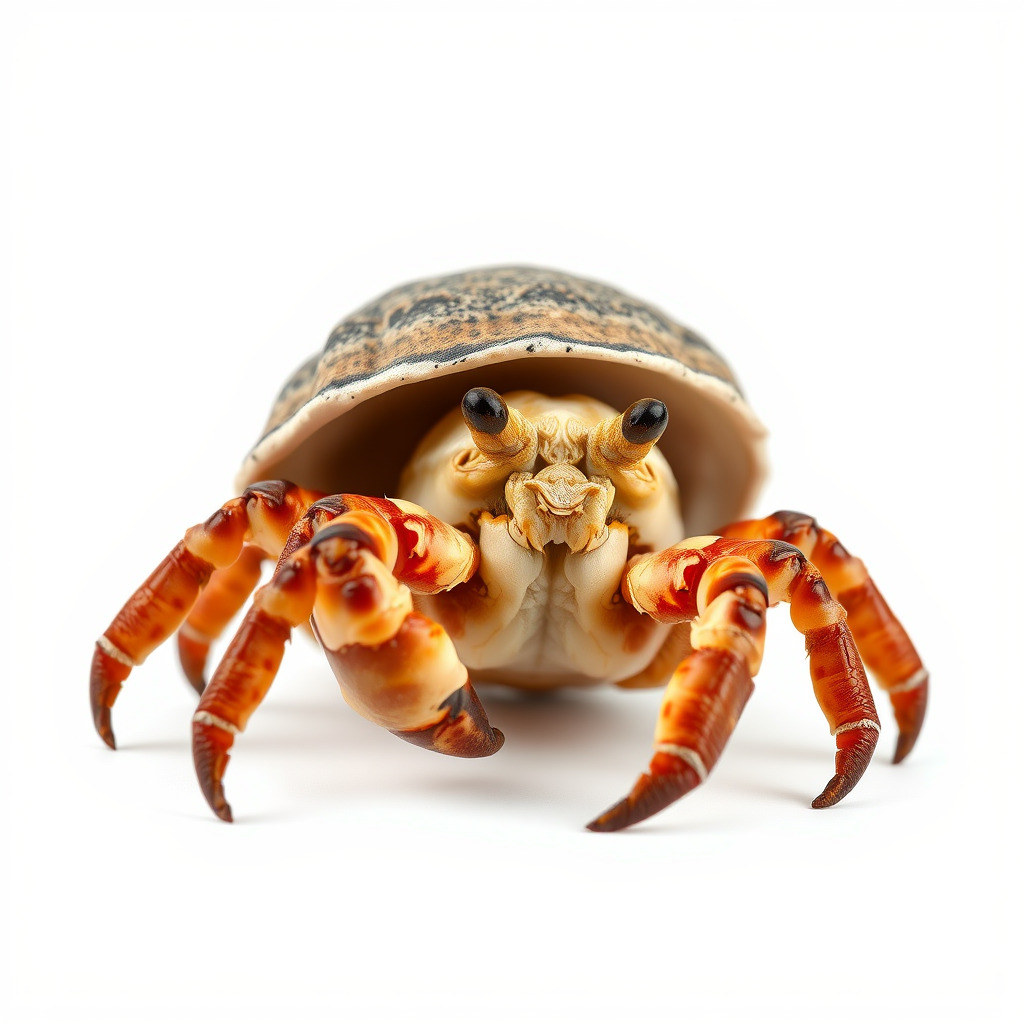 Hermit Crab Detailed Marine Creature model pack Low-poly 3D model_4