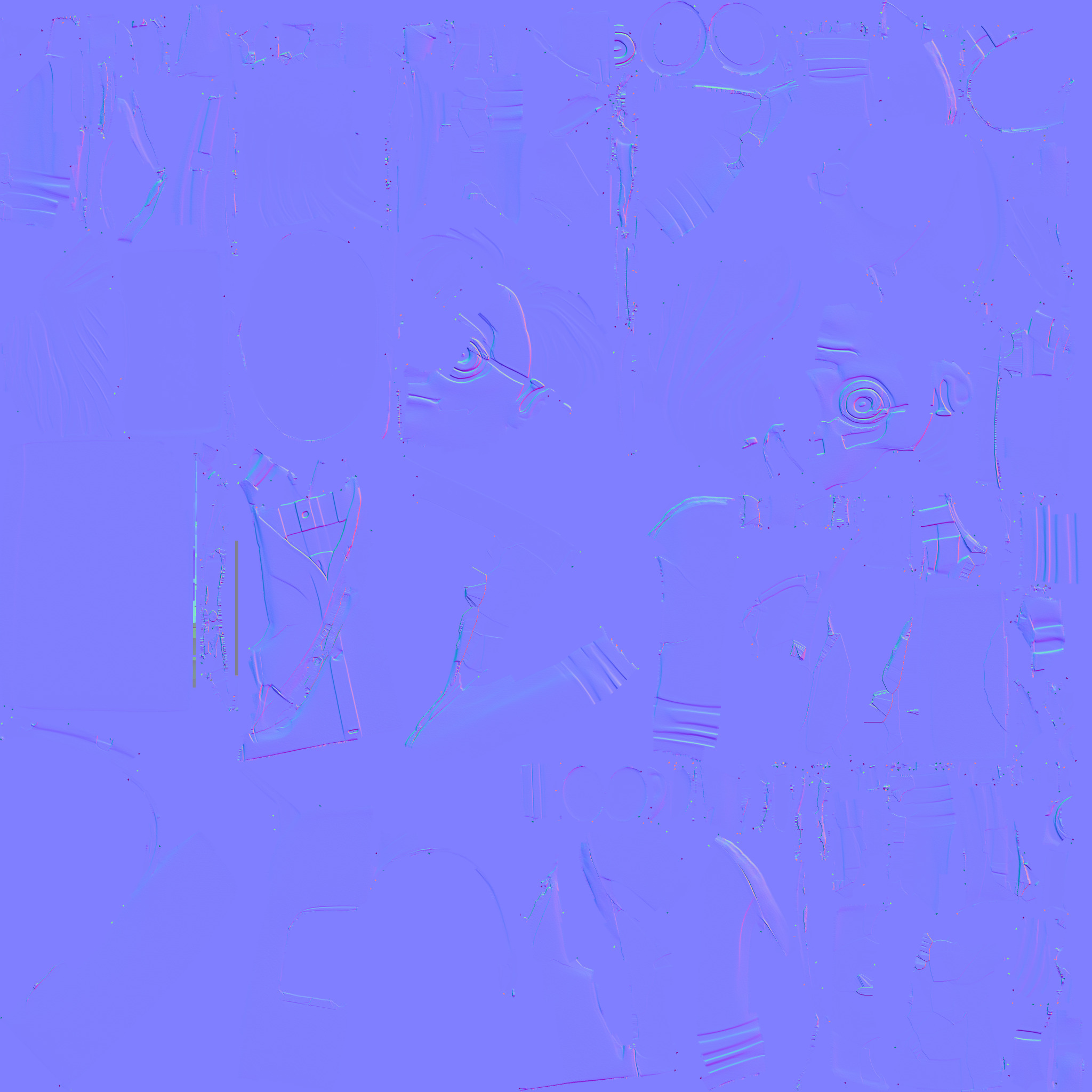 boy cartoon Low-poly 3D model_2