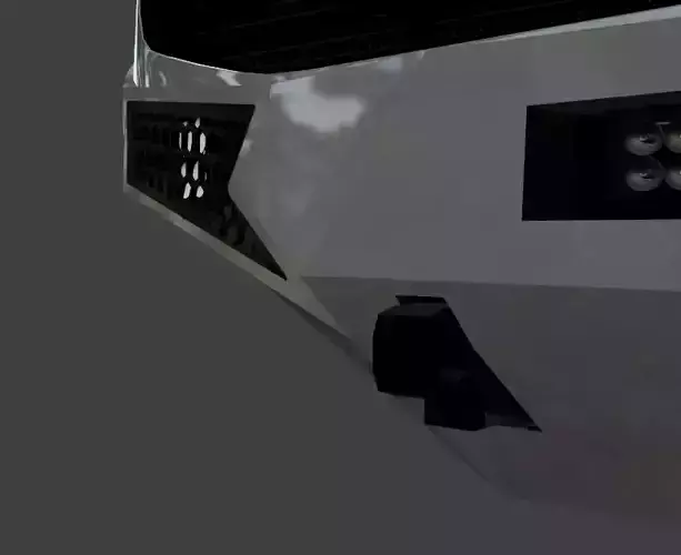 LC300 OFFROAD BUMPER AMAN very detailed