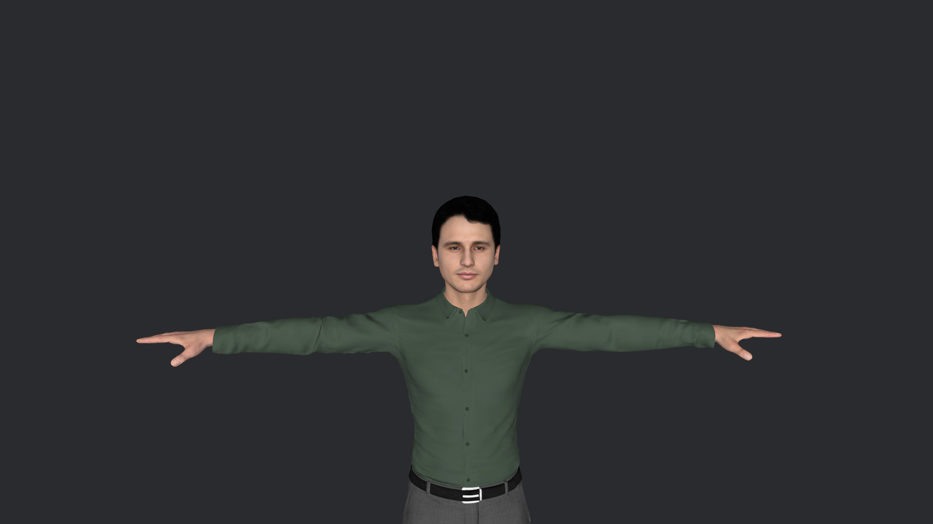 James Franco Hyper Realistic Full Body Rigged 3D Character 3D model_26