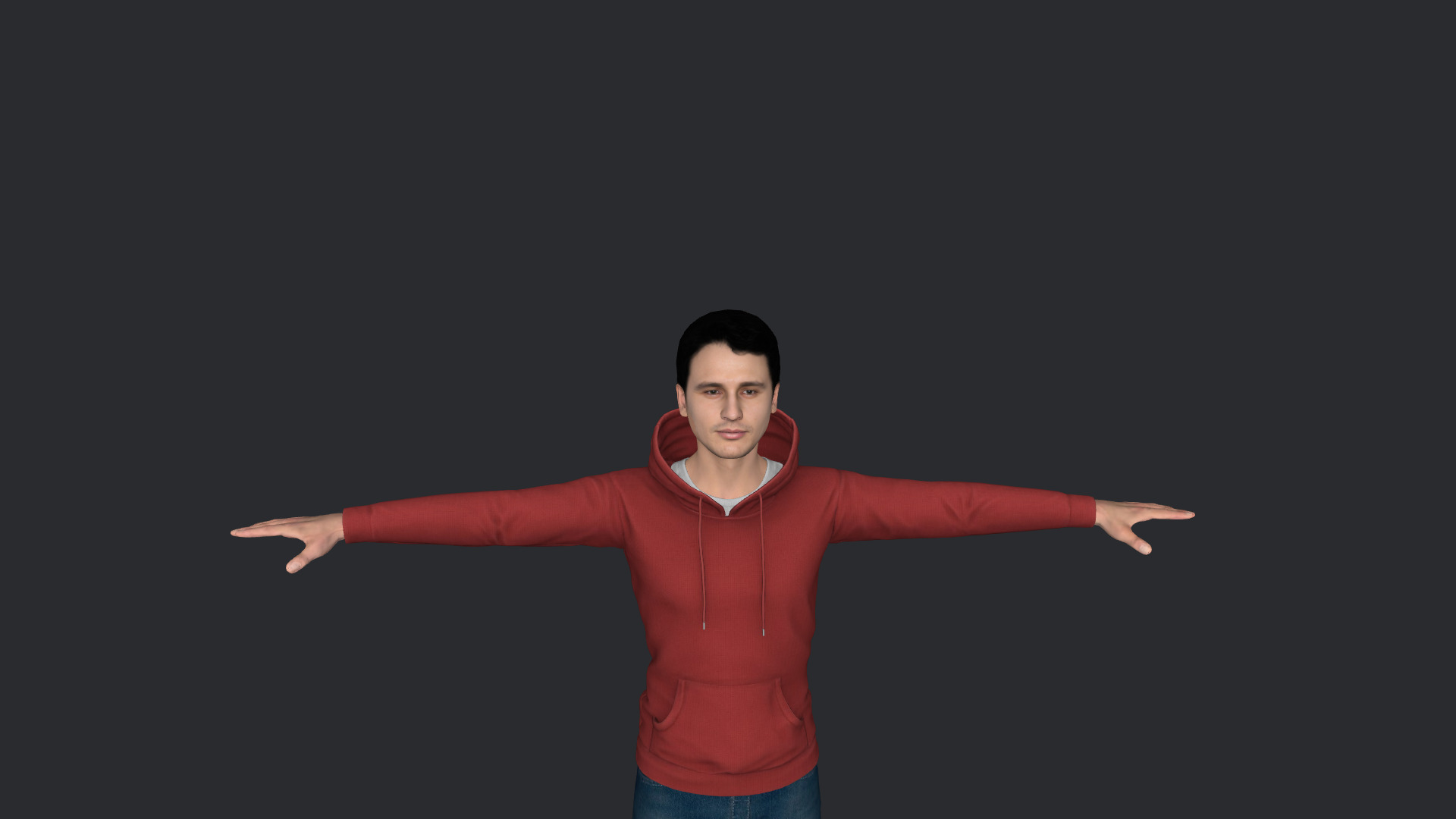 James Franco Hyper Realistic Full Body Rigged 3D Character 3D model_8