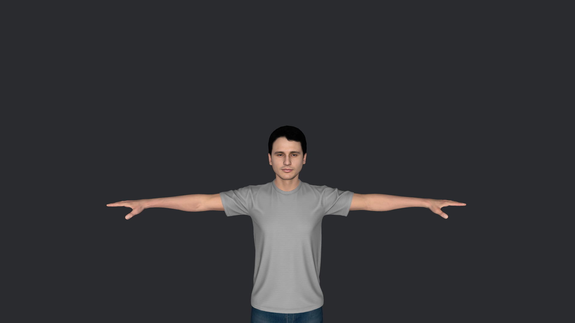 James Franco Hyper Realistic Full Body Rigged 3D Character 3D model_19