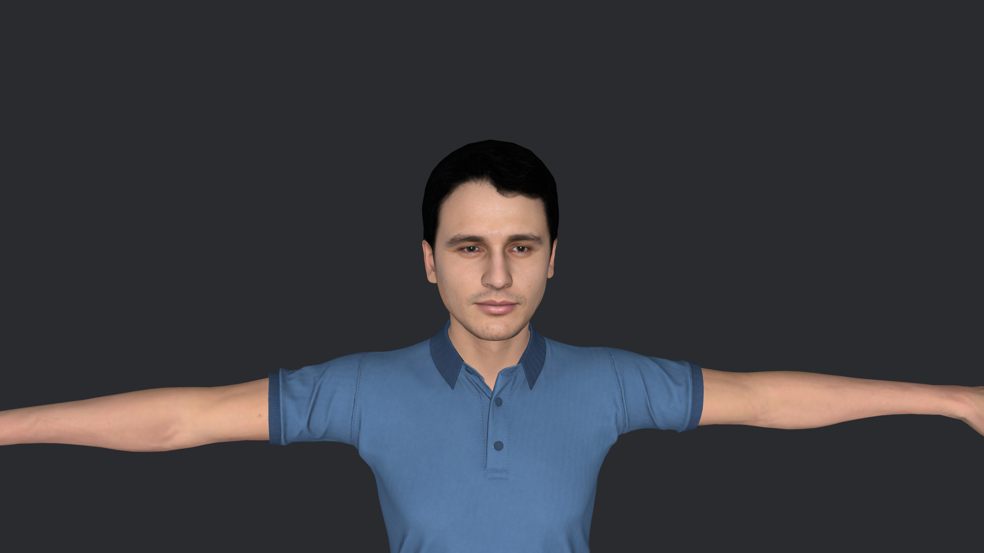 James Franco Hyper Realistic Full Body Rigged 3D Character 3D model_13
