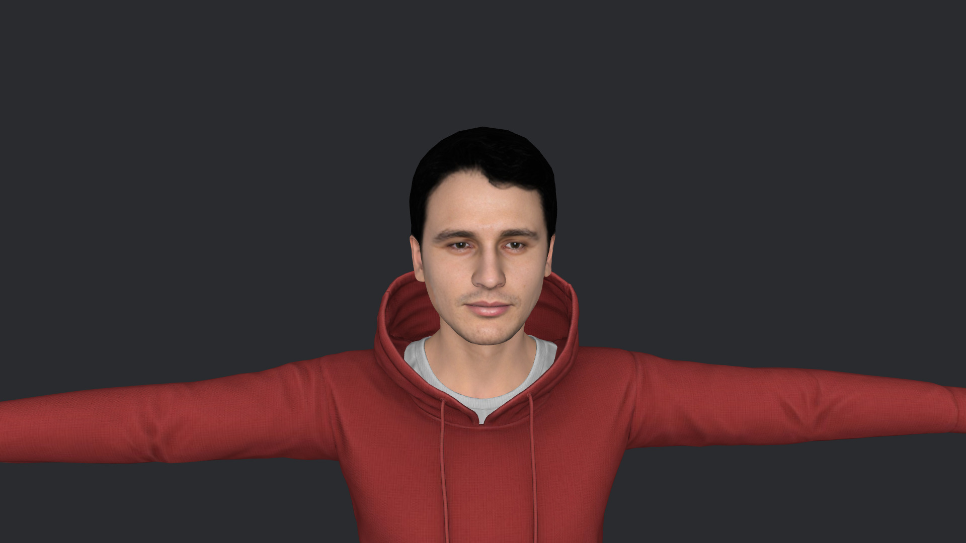 James Franco Hyper Realistic Full Body Rigged 3D Character 3D model_7