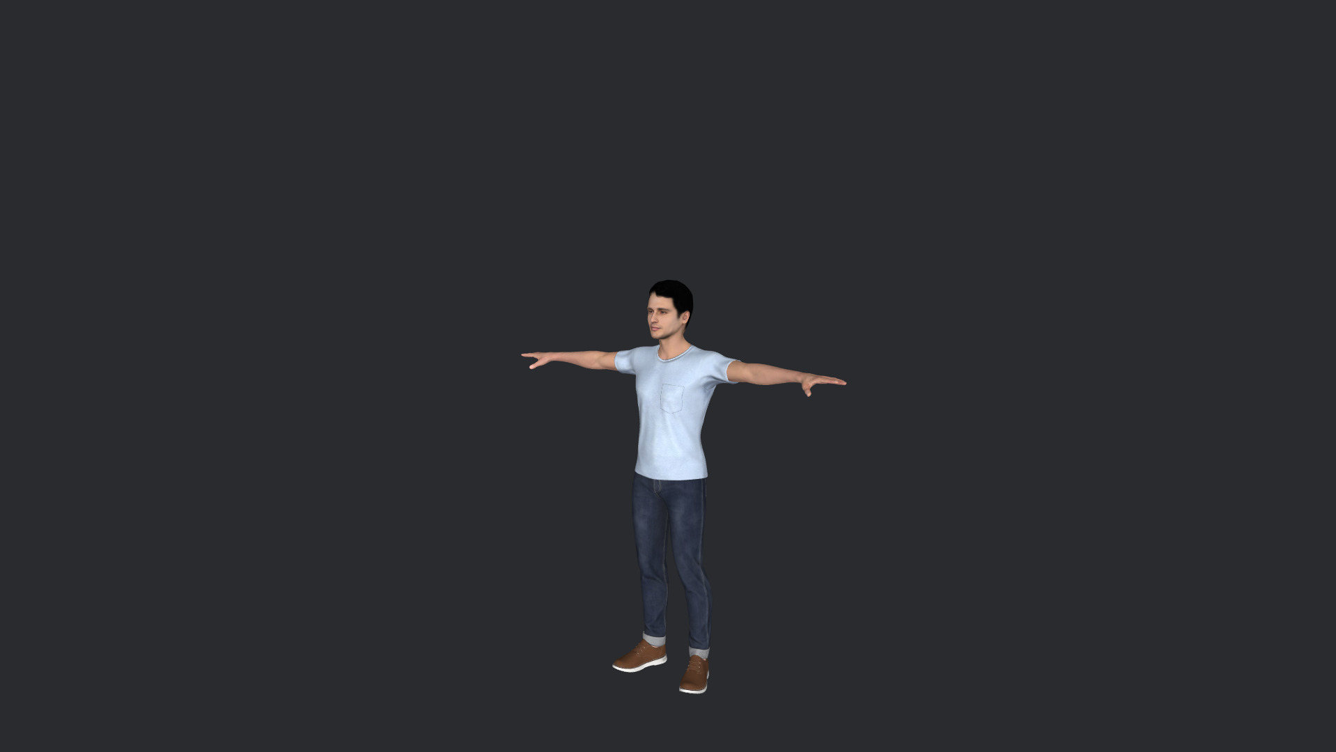 James Franco Hyper Realistic Full Body Rigged 3D Character 3D model_5