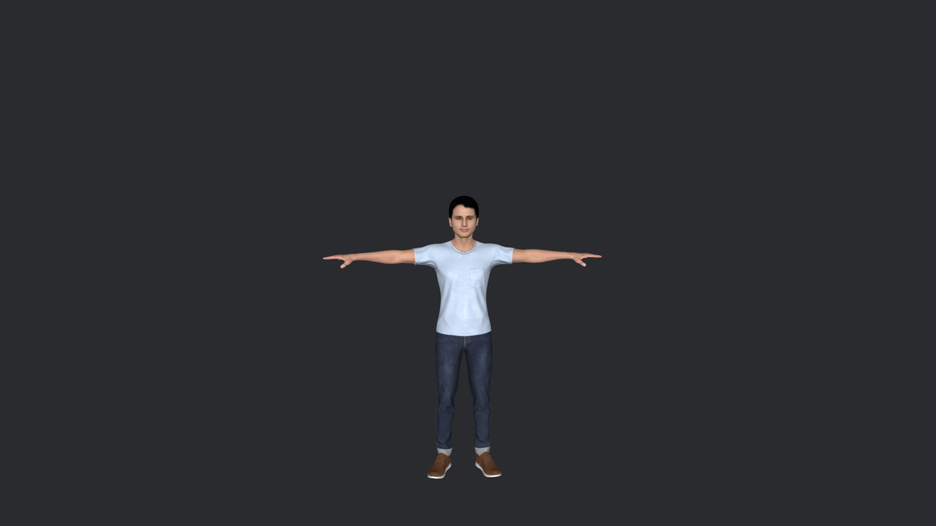 James Franco Hyper Realistic Full Body Rigged 3D Character 3D model_4