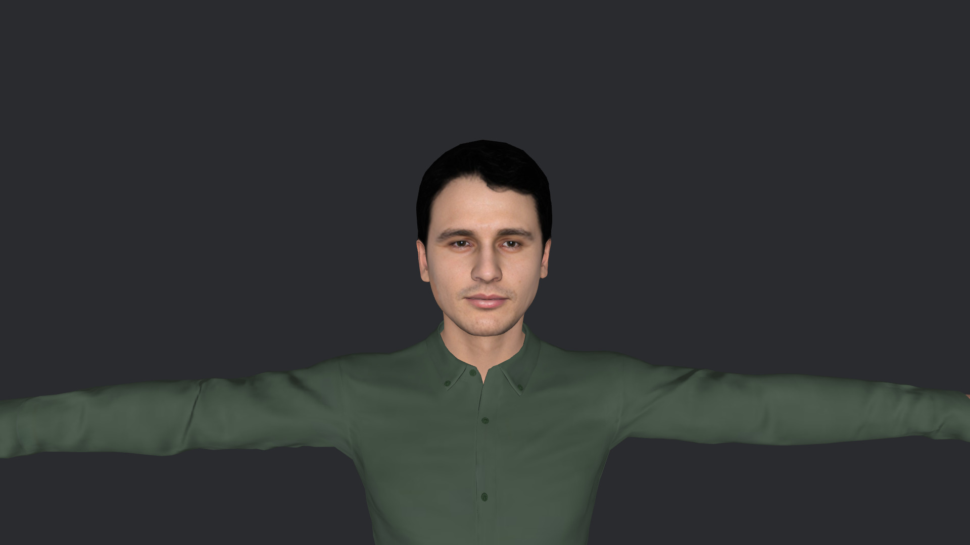 James Franco Hyper Realistic Full Body Rigged 3D Character 3D model_25