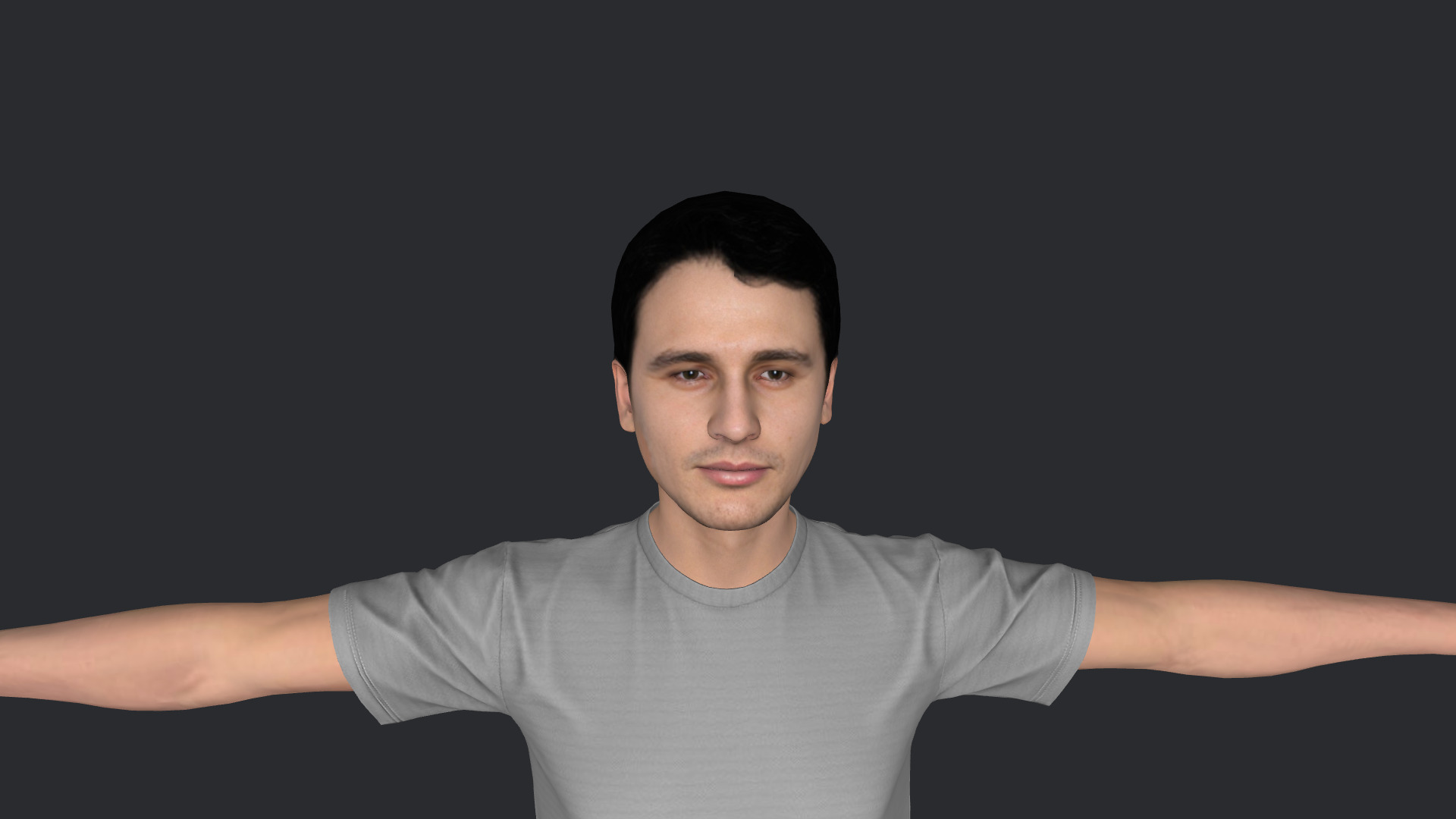 James Franco Hyper Realistic Full Body Rigged 3D Character 3D model_18