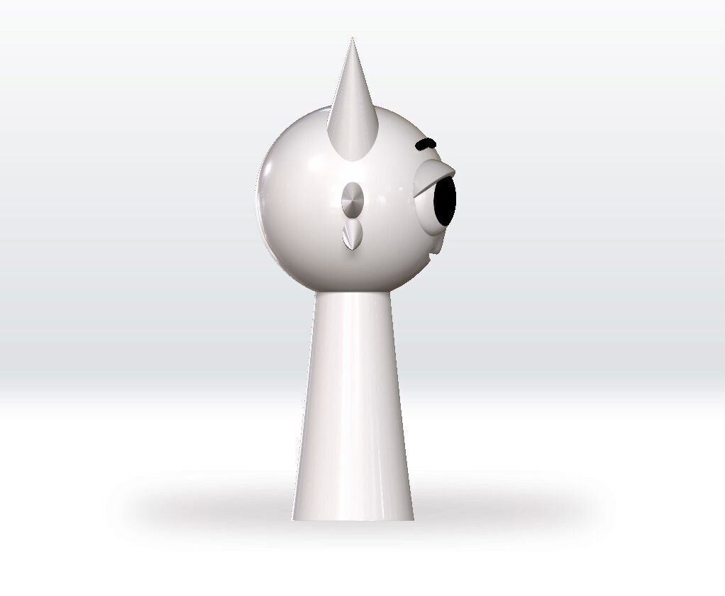 Wenda Sprunki STL 3mf Obj 3D Model Split file Character  3D print model_5