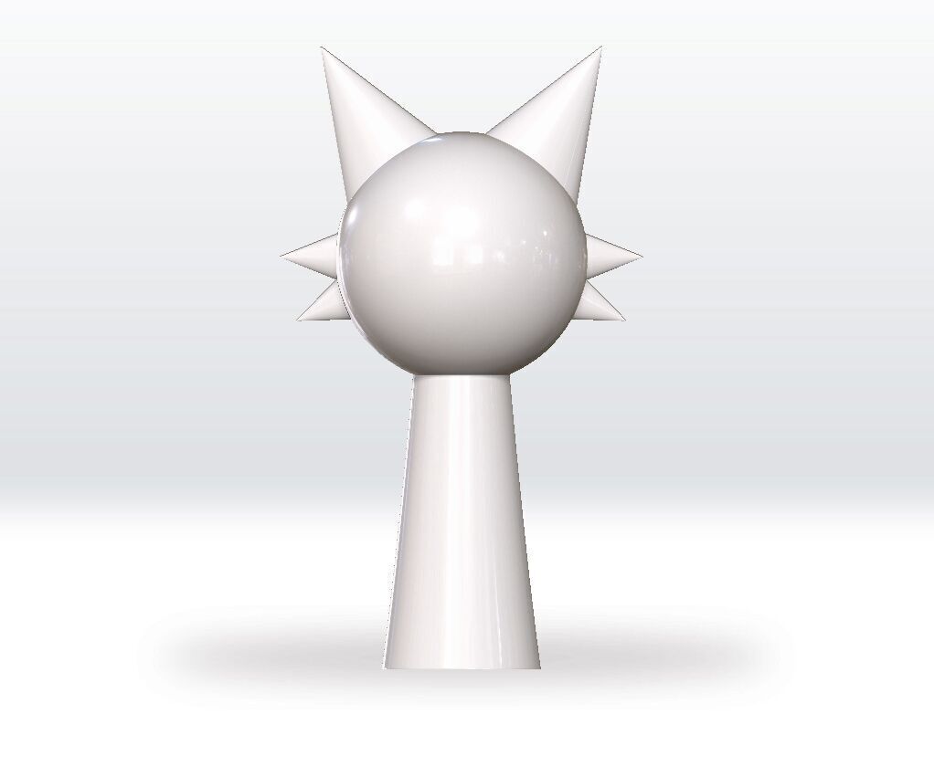 Wenda Sprunki STL 3mf Obj 3D Model Split file Character  3D print model_4