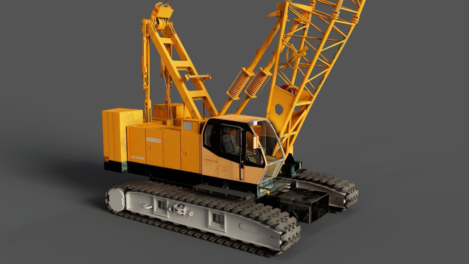 Crawler Crane 3D model_1