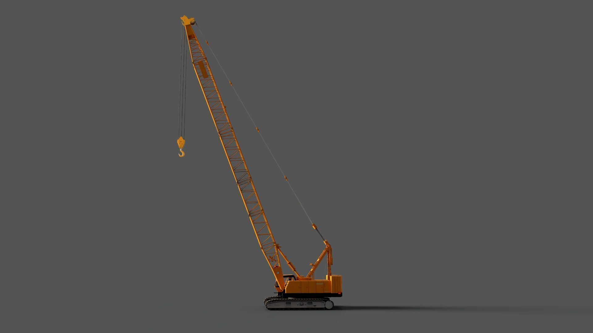 Crawler Crane 3D model_13