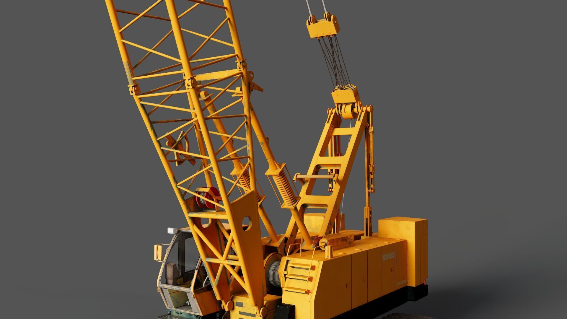 Crawler Crane 3D model_5