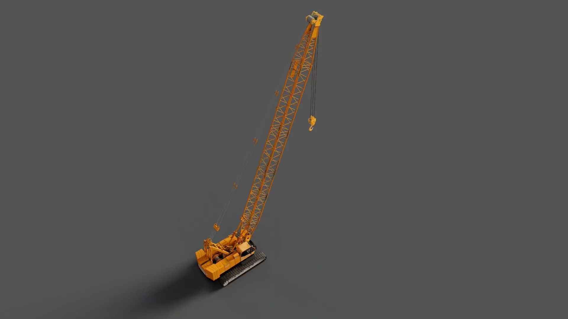 Crawler Crane 3D model_0