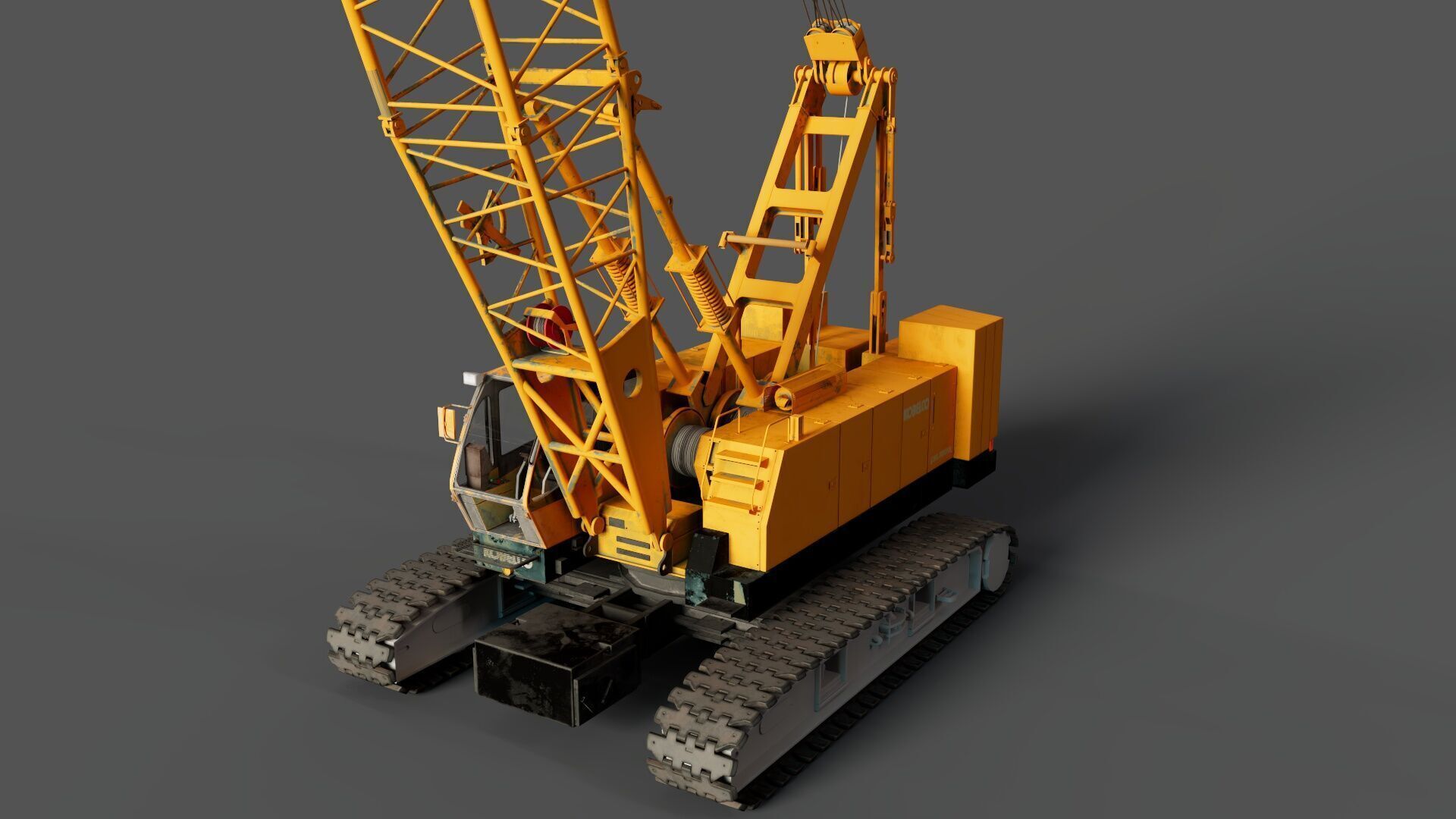 Crawler Crane 3D model_3