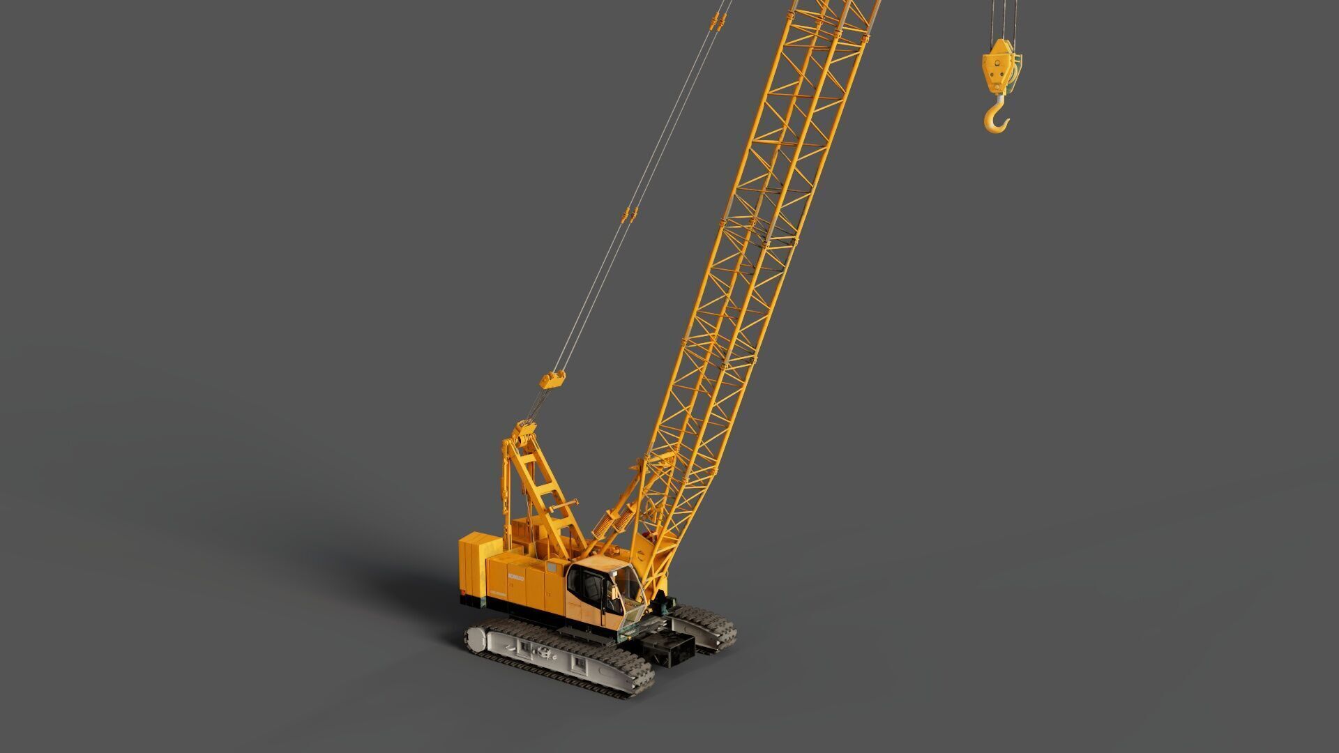 Crawler Crane 3D model_9