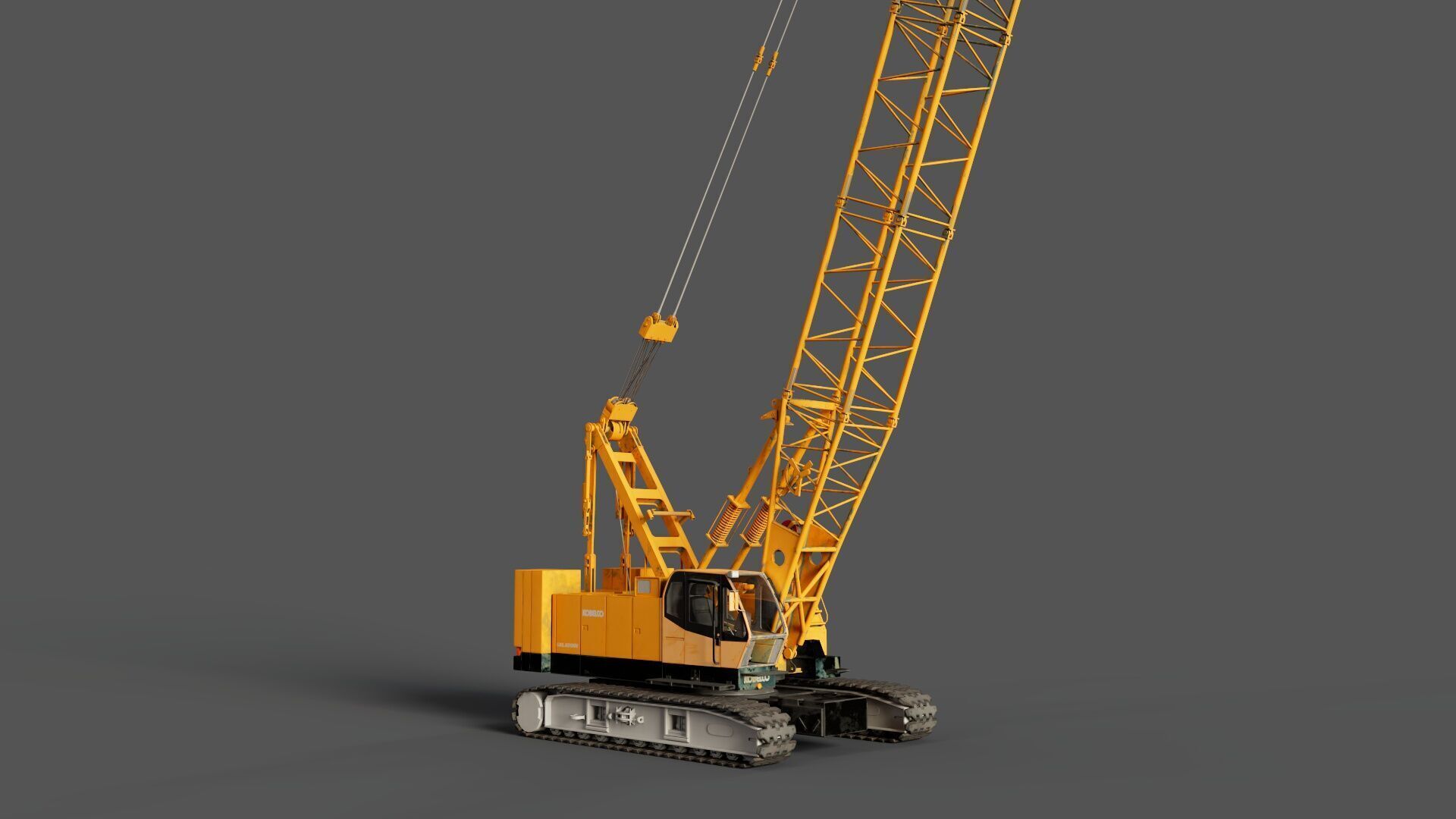 Crawler Crane 3D model_8