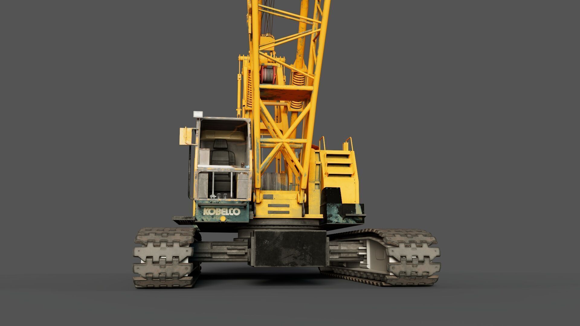 Crawler Crane 3D model_11