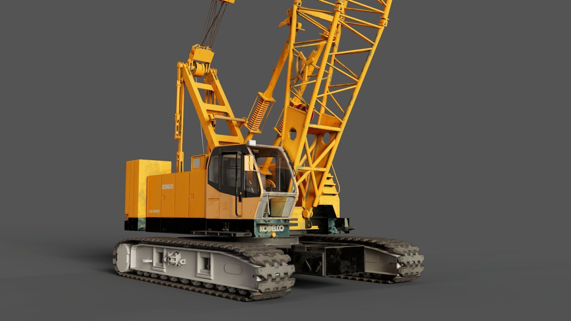 Crawler Crane 3D model_12