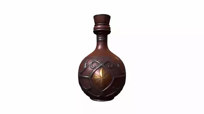  3d Model Elixir Of Iron Skin Potion