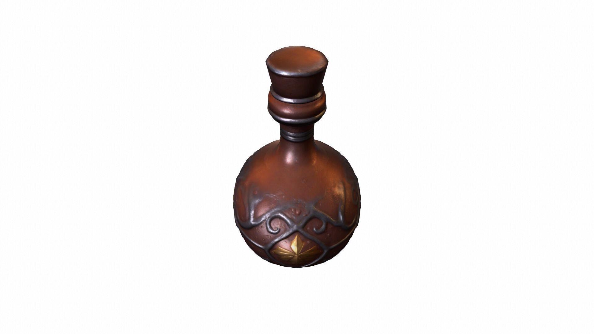 3d Model Elixir Of Iron Skin Potion 3D model_2