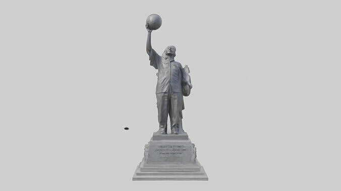 Liberation of Humanity monument model Low-poly 3D model