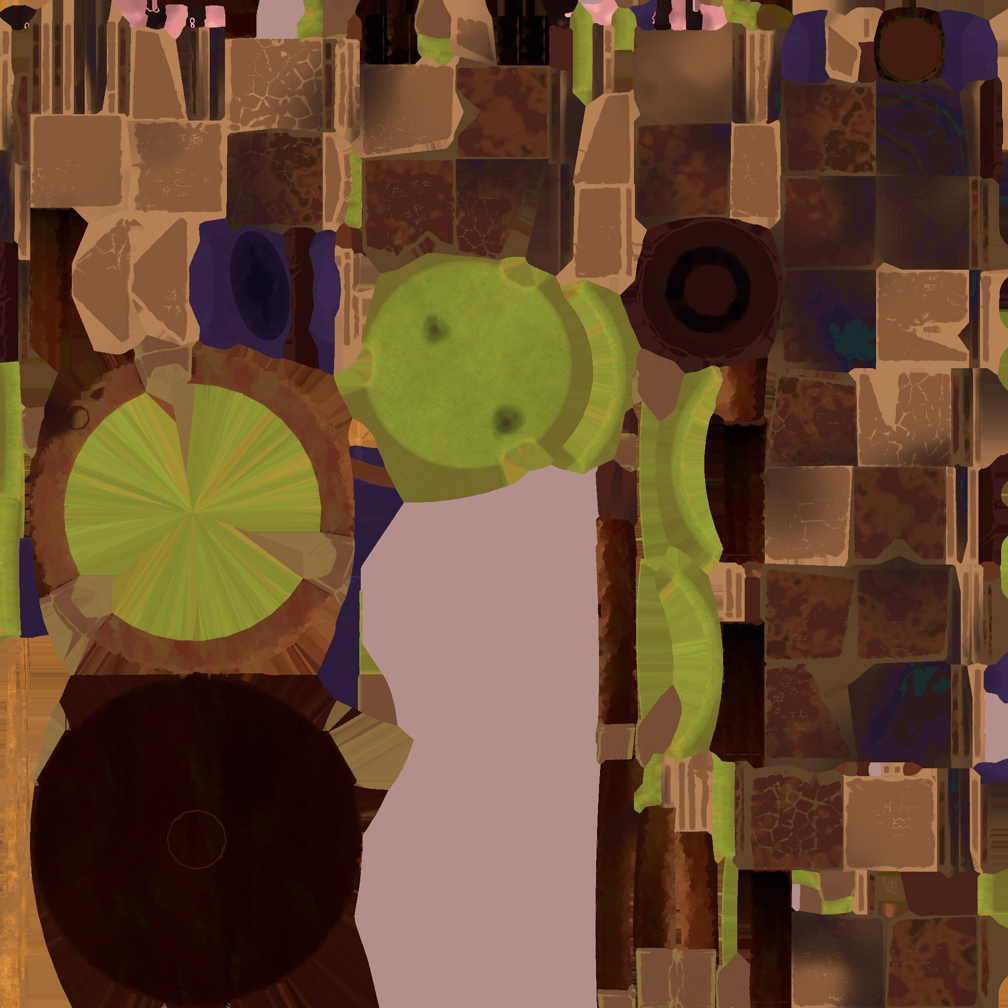 Low Poly Pool Table 3D model_5