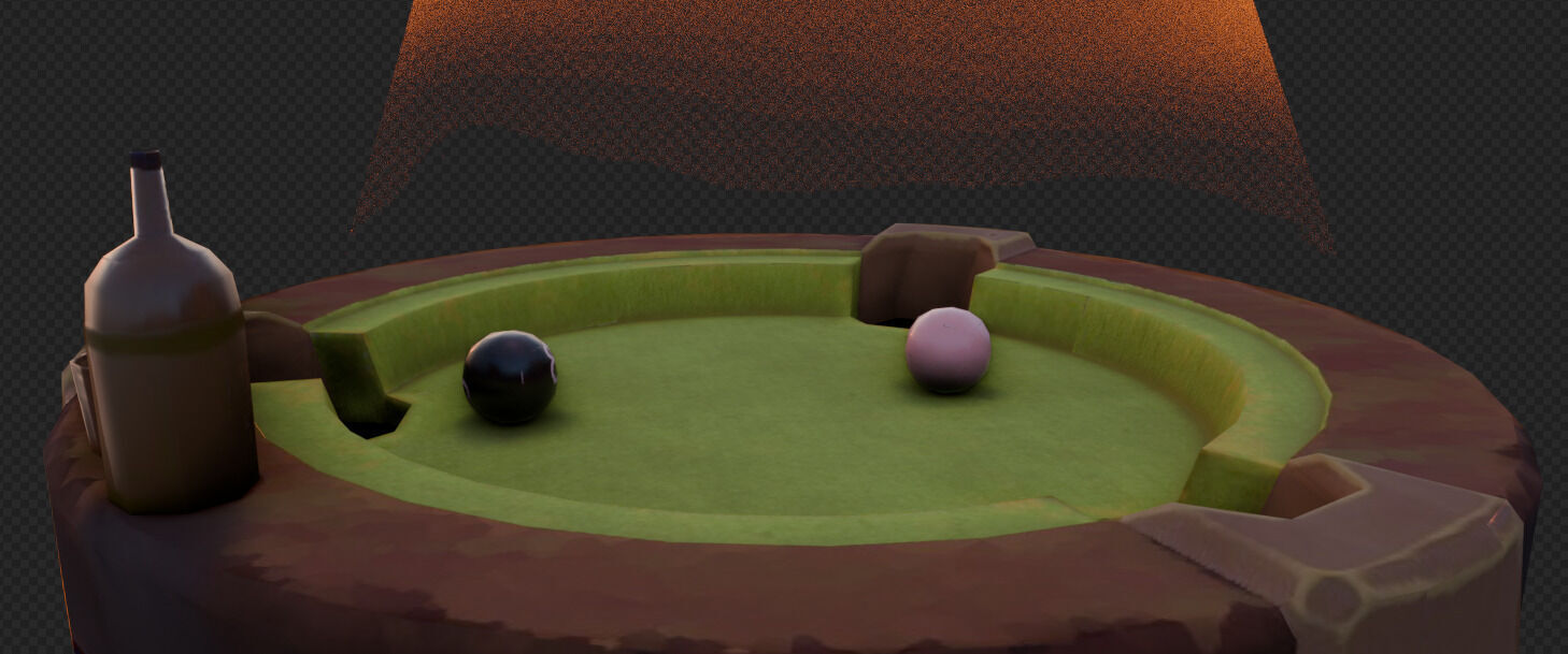 Low Poly Pool Table 3D model_3
