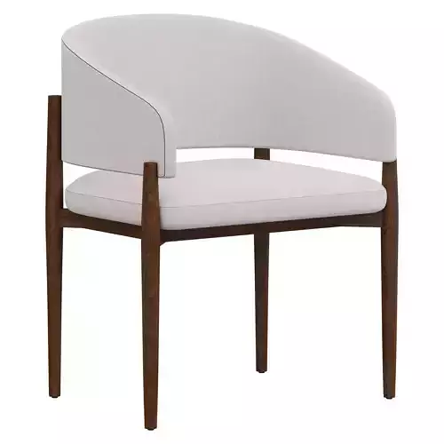 Restoration Hardware Eva Fabric Dining Armchair
