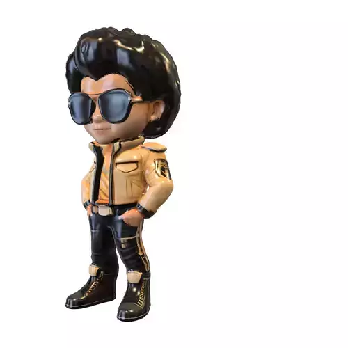 Stylized Pop Icon Characte