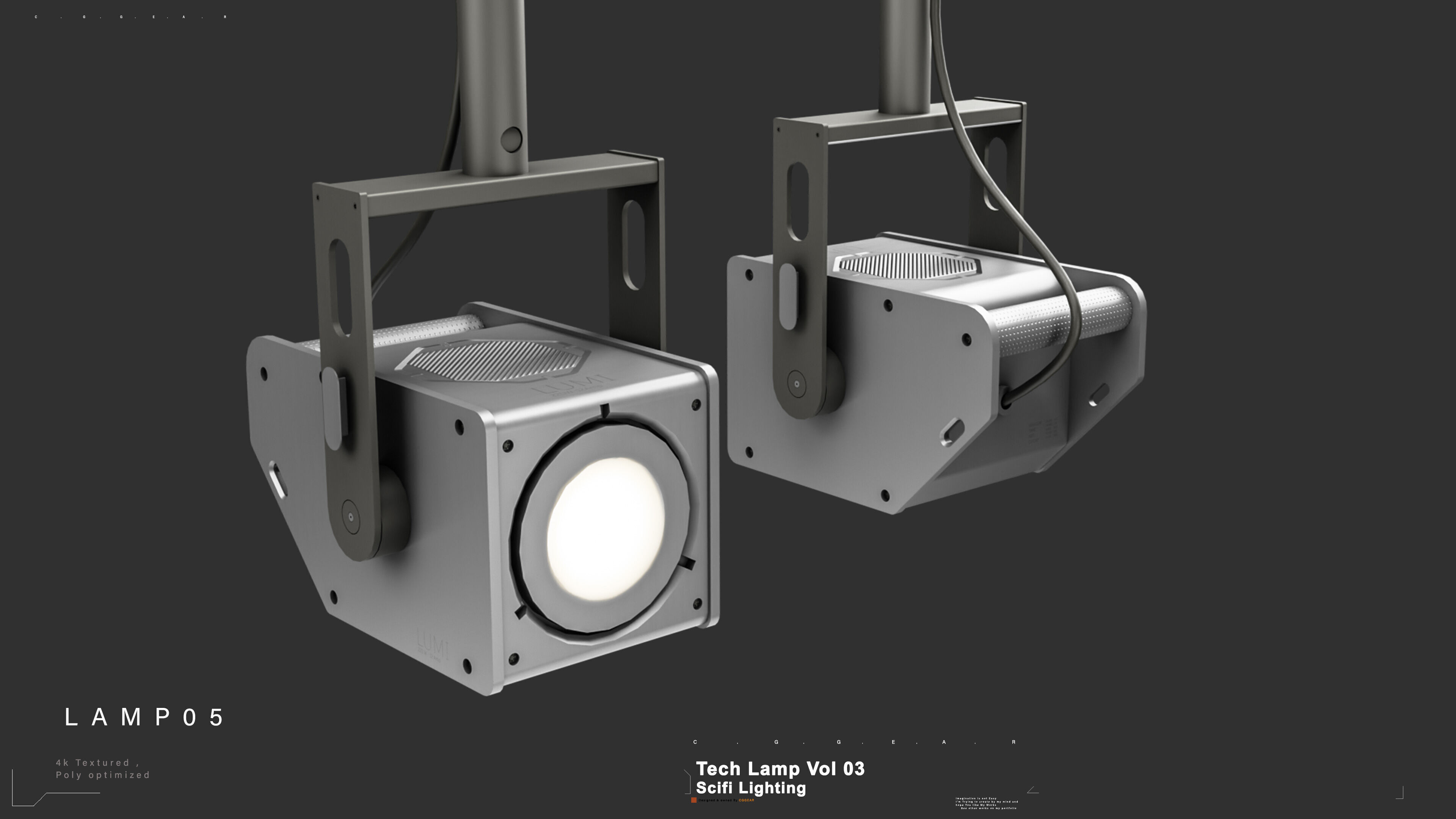 Technical Lamp VOL 03 3D model_5