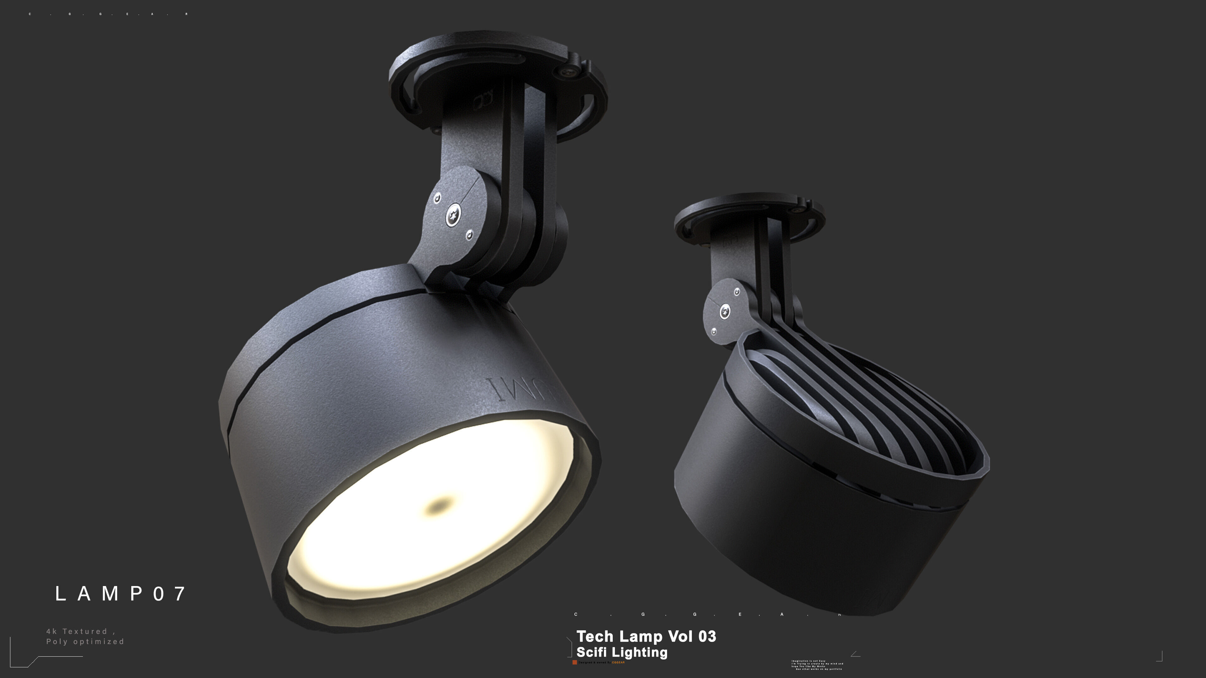 Technical Lamp VOL 03 3D model_7
