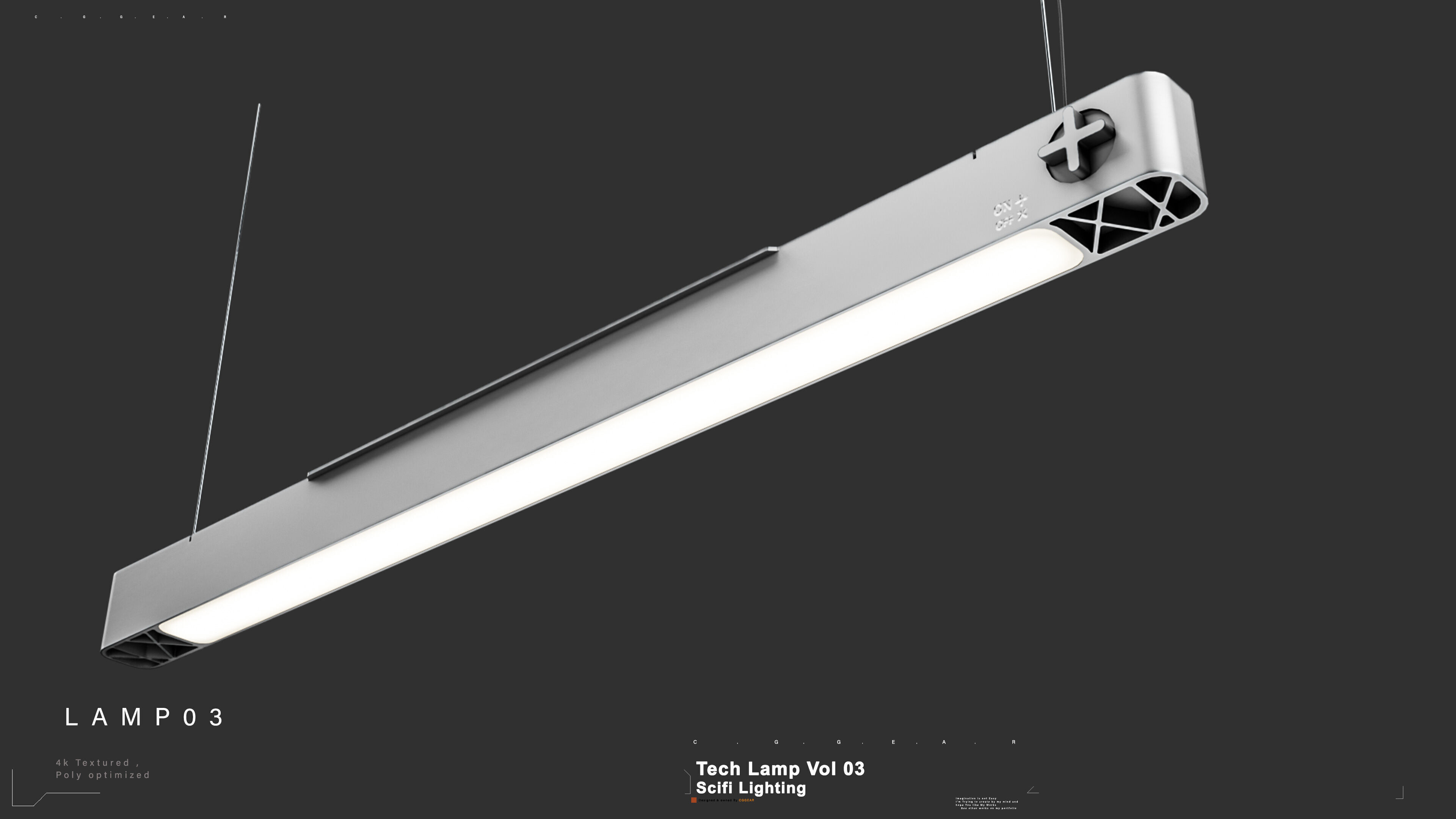 Technical Lamp VOL 03 3D model_3