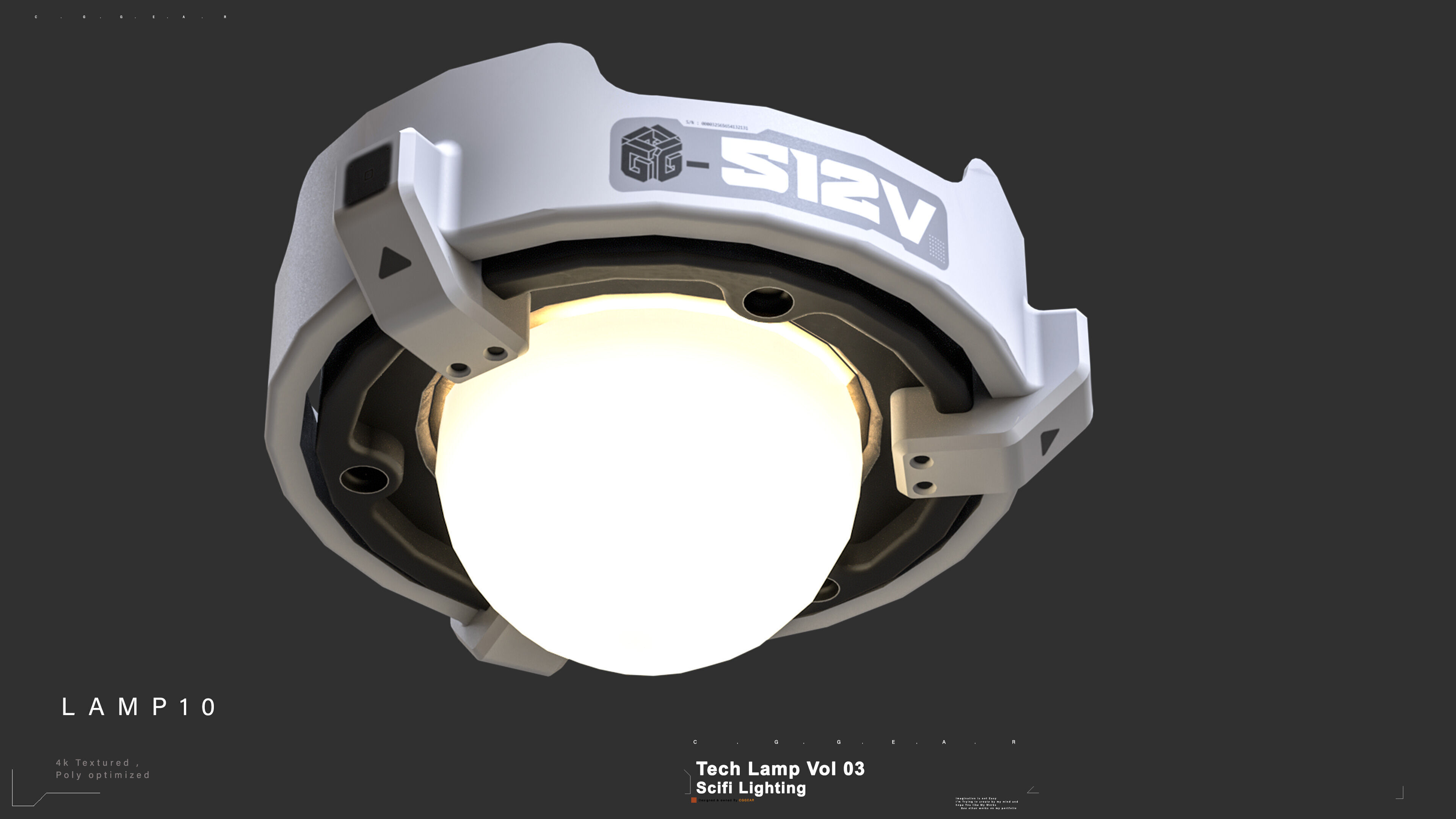 Technical Lamp VOL 03 3D model_10