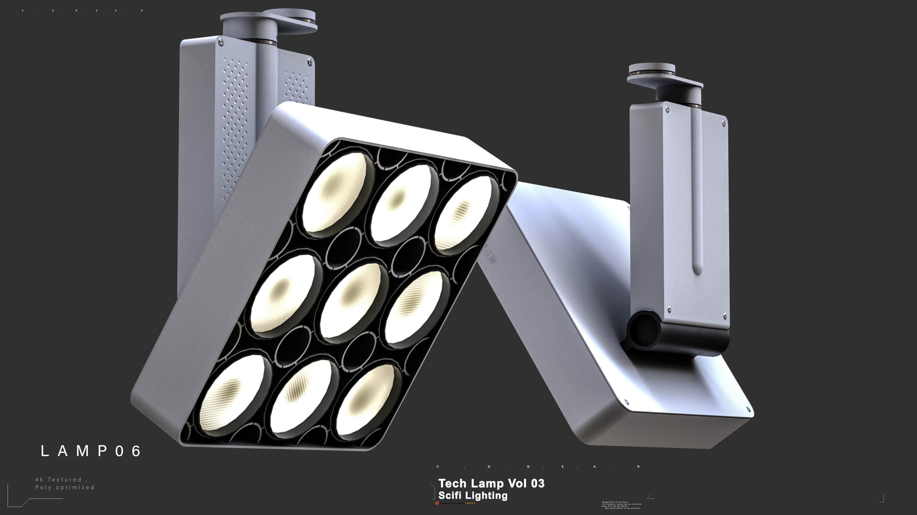 Technical Lamp VOL 03 3D model_6