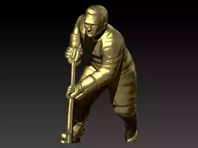 hockey player Pendant Charm Necklace Jewelry 3D print model