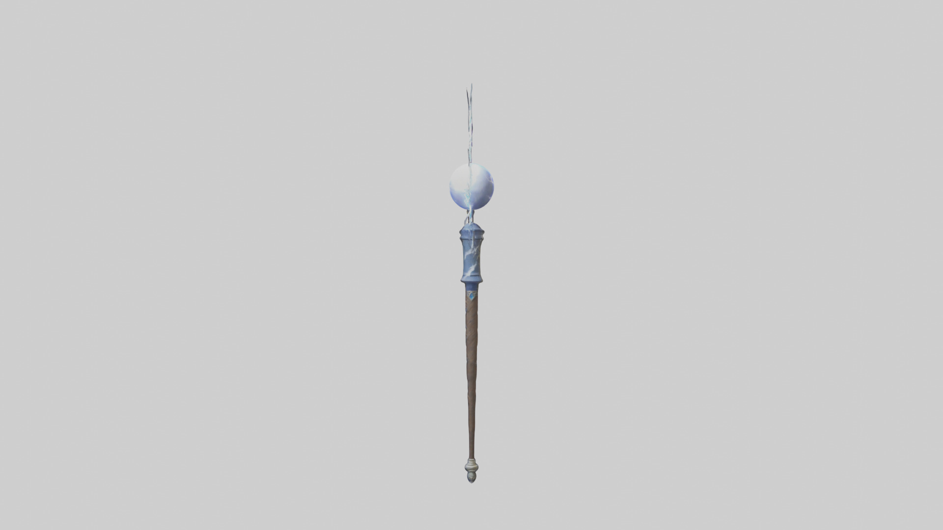 Lightning Staff model Low-poly 3D model_9