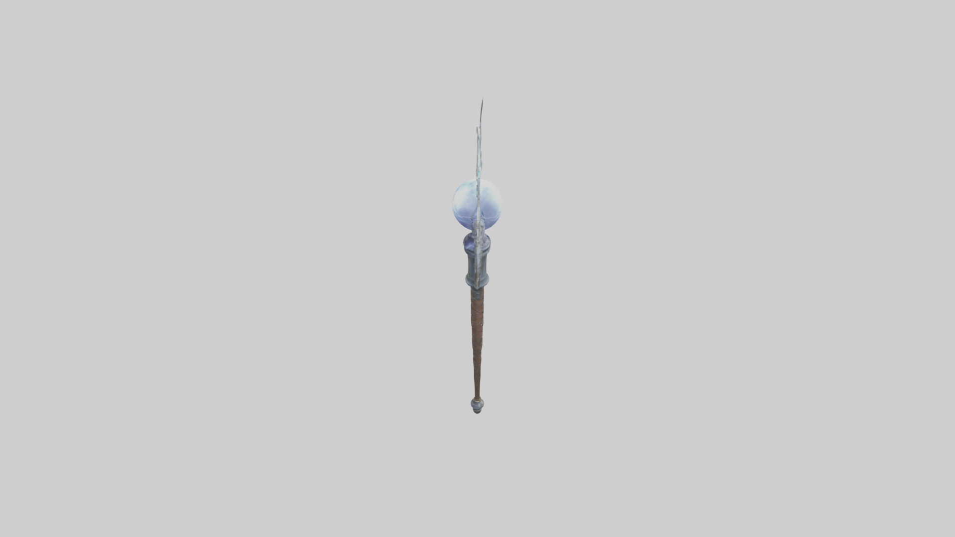 Lightning Staff model Low-poly 3D model_15