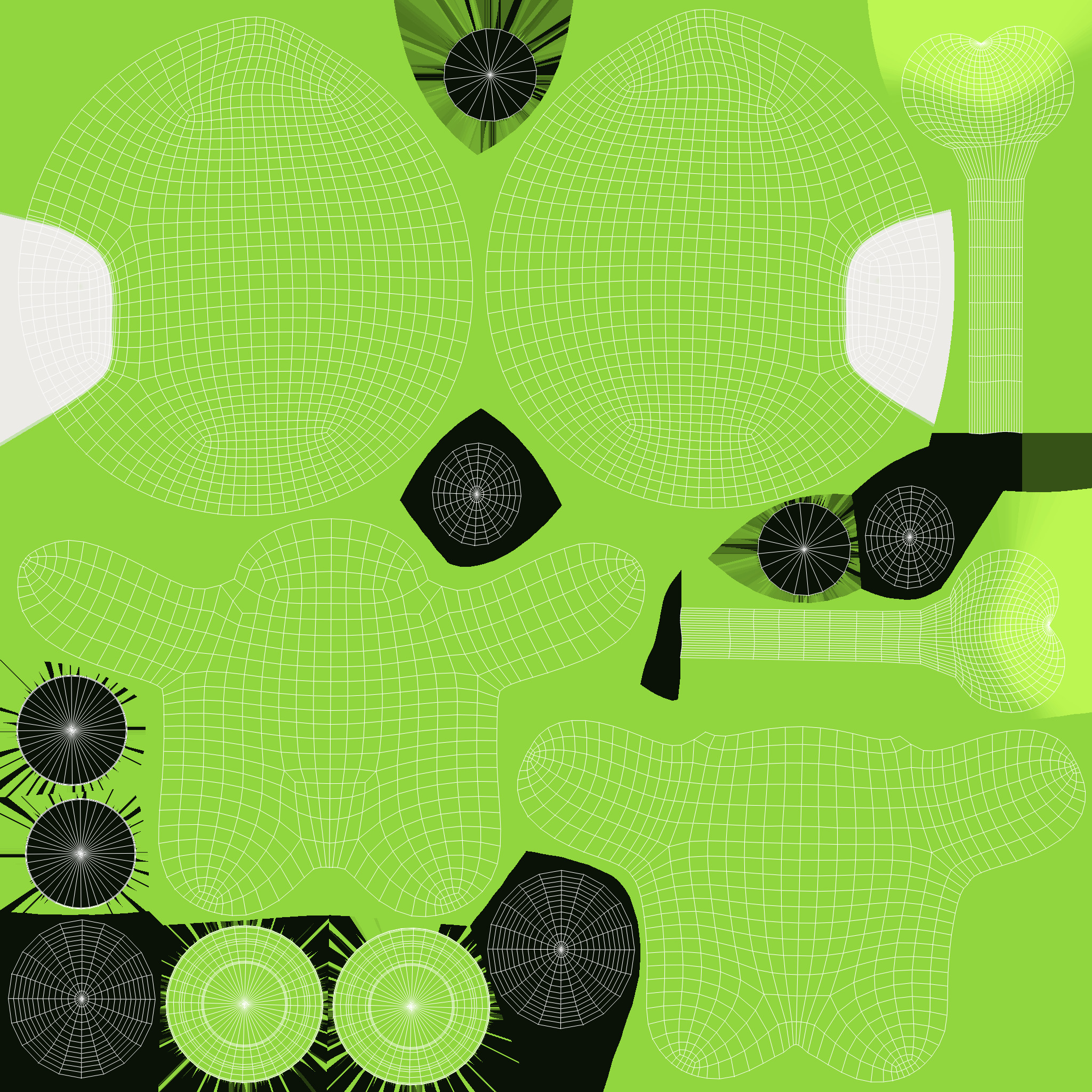 Low-Poly Character004 Alien Mascot Animated Low-poly 3D model_22