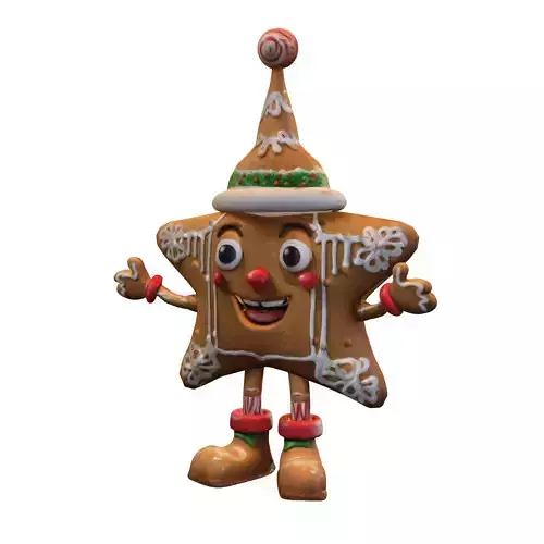 Gingerbread Star  ChristmasThemed