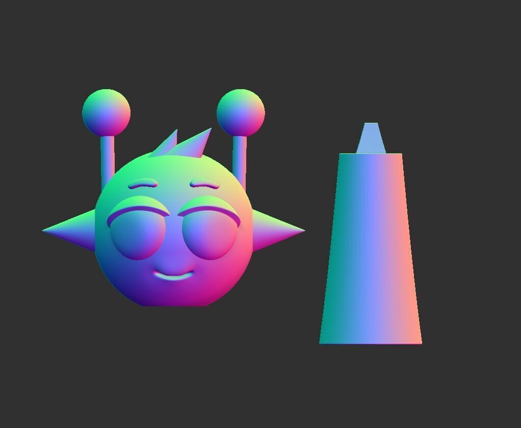 Simon Yellow Sprunki STL 3mf Obj 3D Model Split file Character 3D print model_1