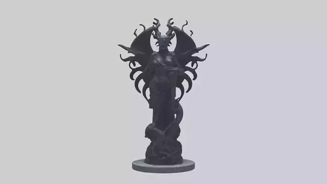 Living Darkness statue model