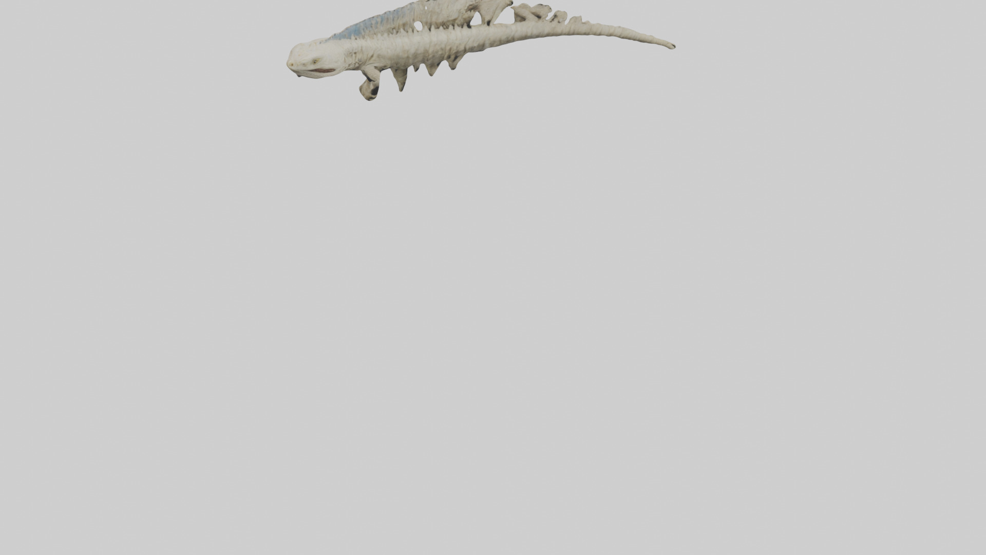 Lizard Spine Low-poly 3D model_6