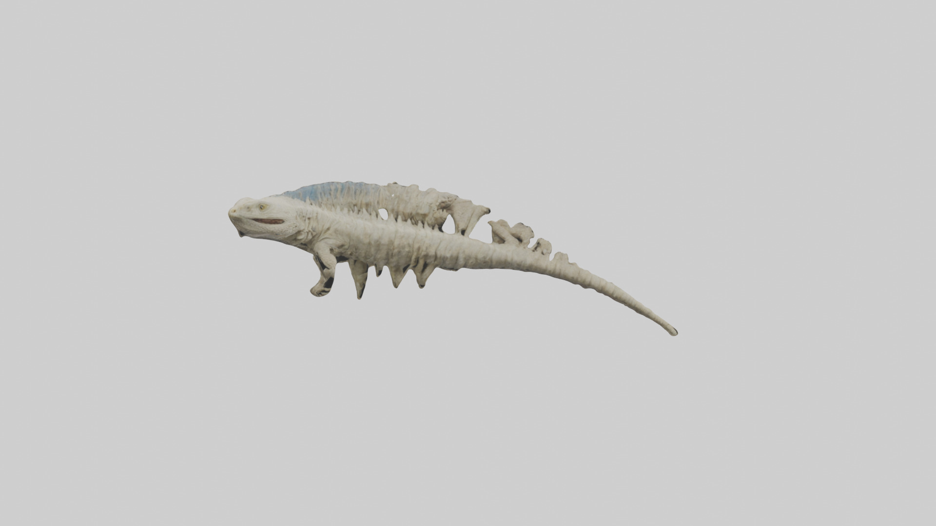 Lizard Spine Low-poly 3D model_7