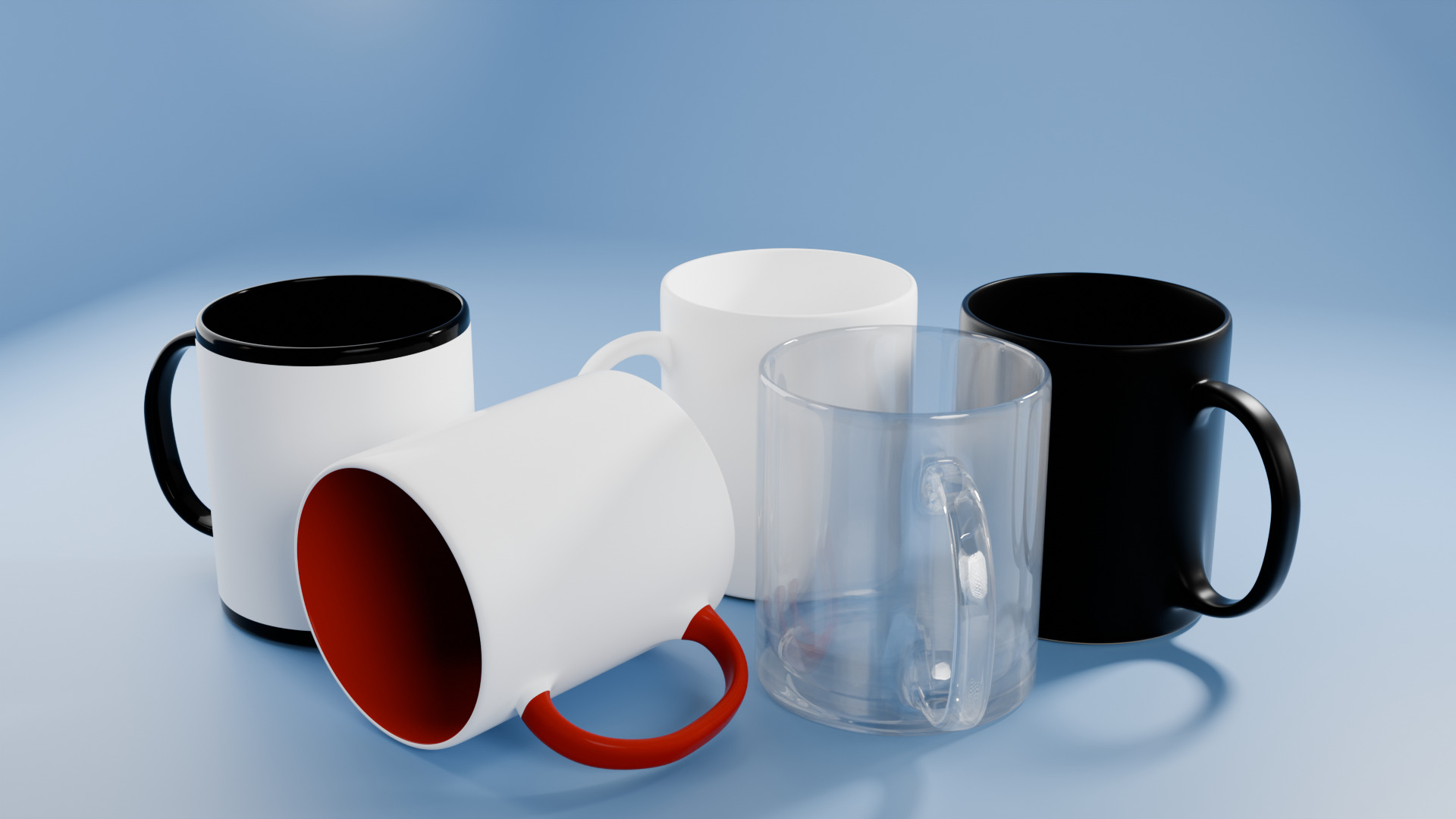 Mug Collection 3D model_5