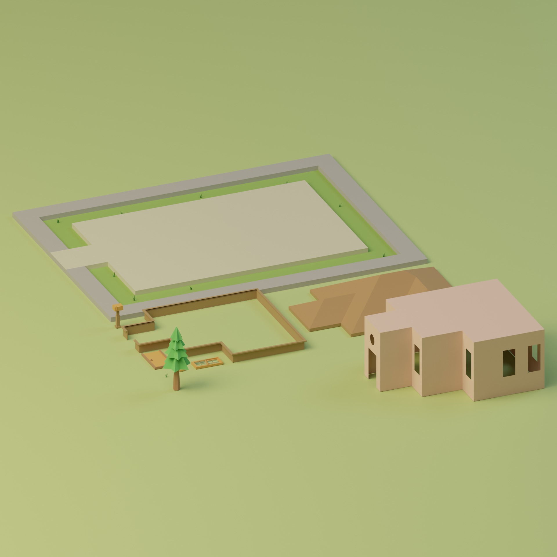 Lowpoly Houses Collection 1 _14