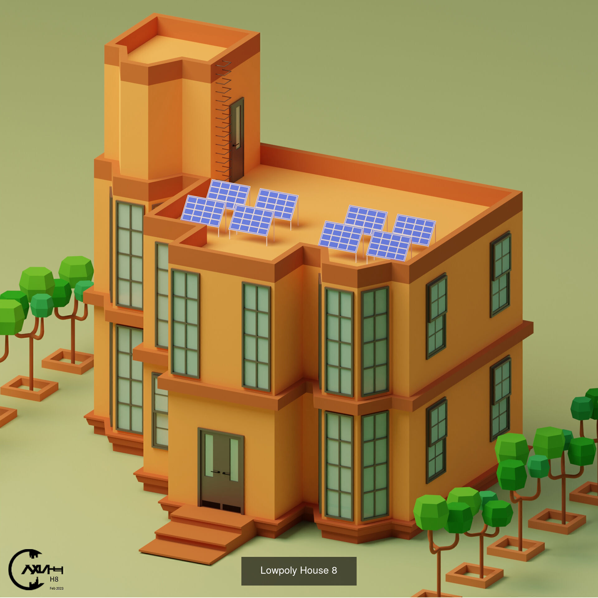Lowpoly Houses Collection 1 _9
