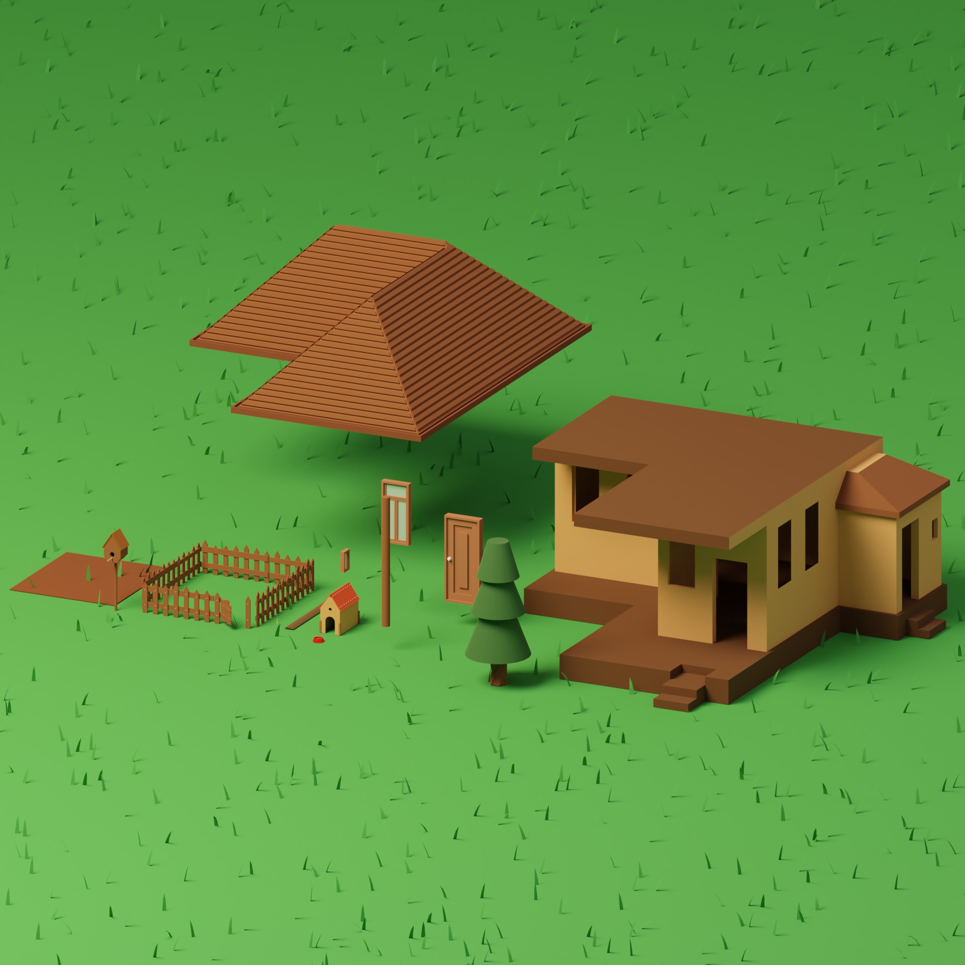 Lowpoly Houses Collection 1 _23
