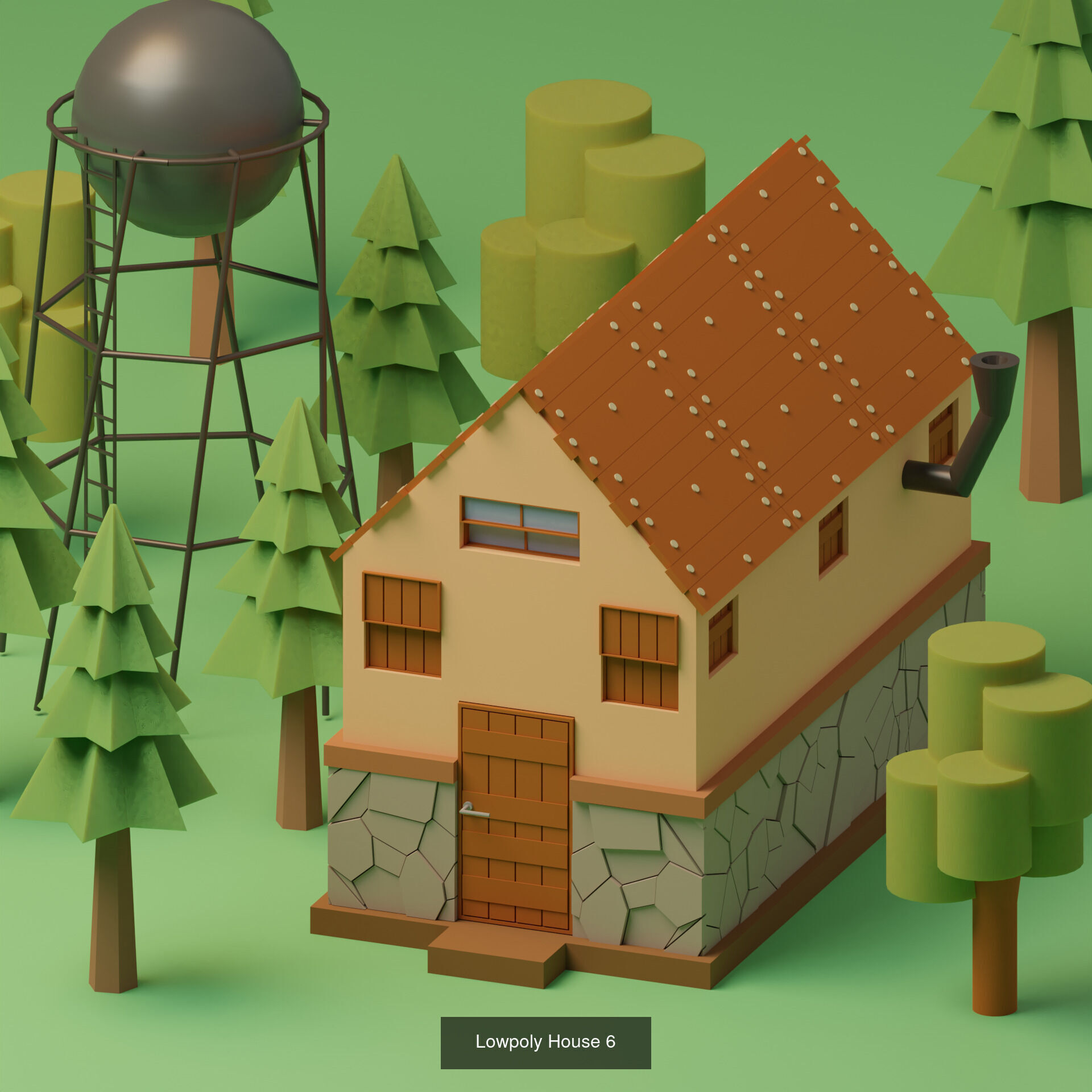 Lowpoly Houses Collection 1 _7