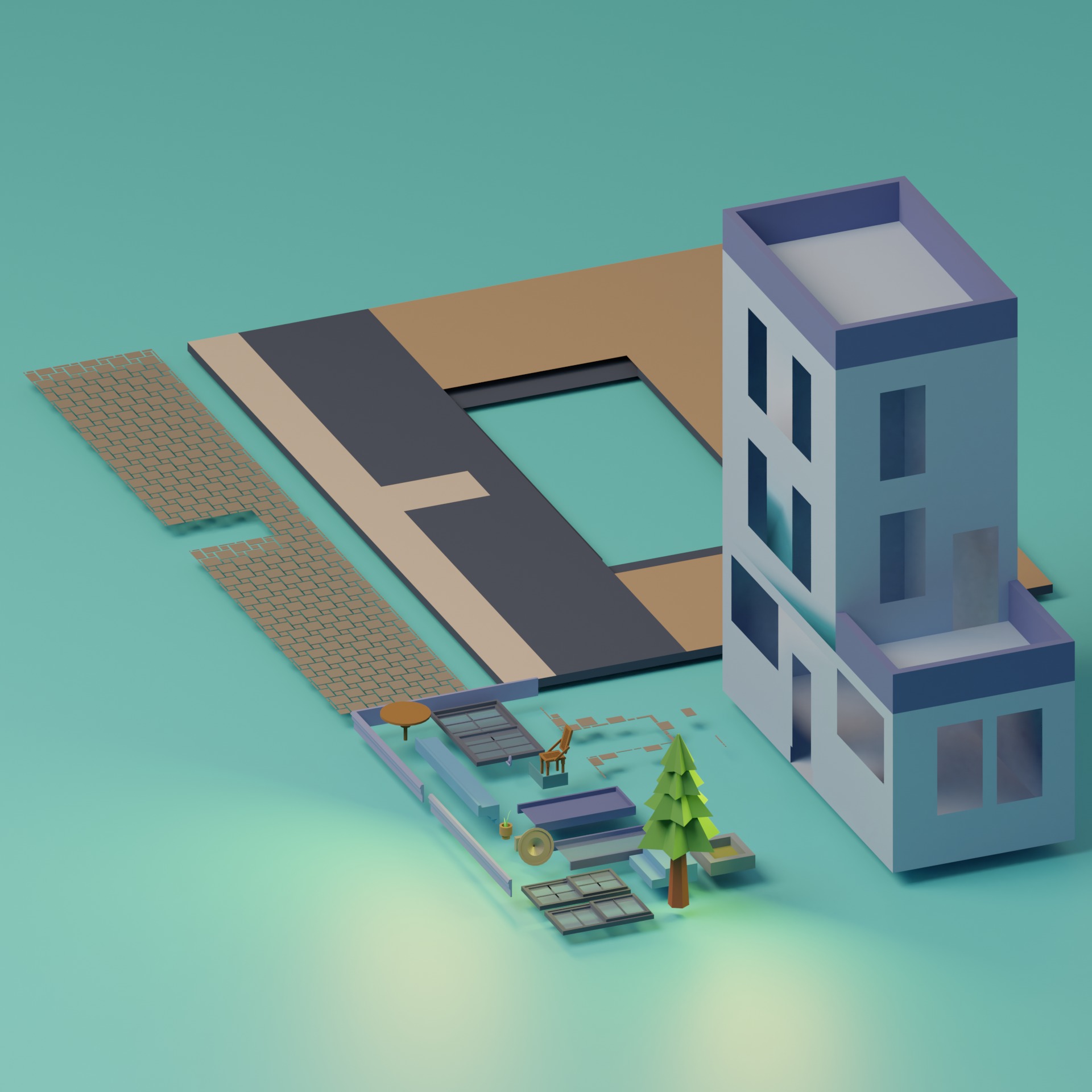 Lowpoly Houses Collection 1 _17